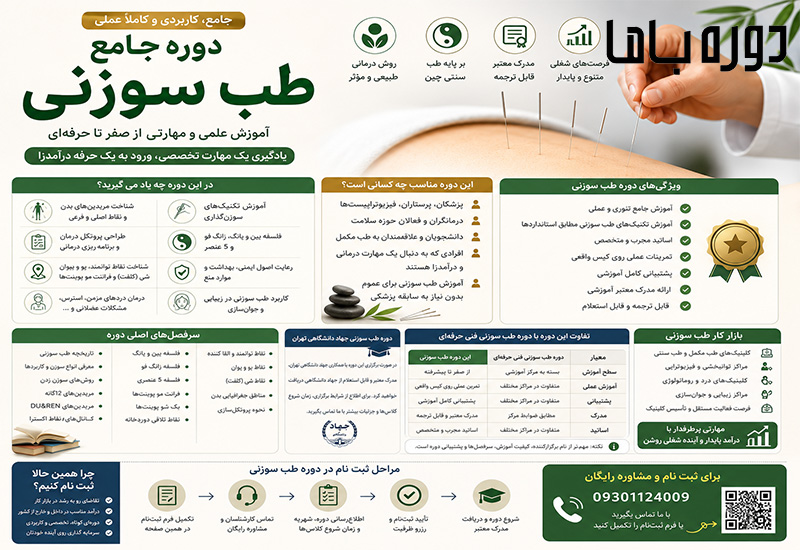آموزش جامع طب سوزنی