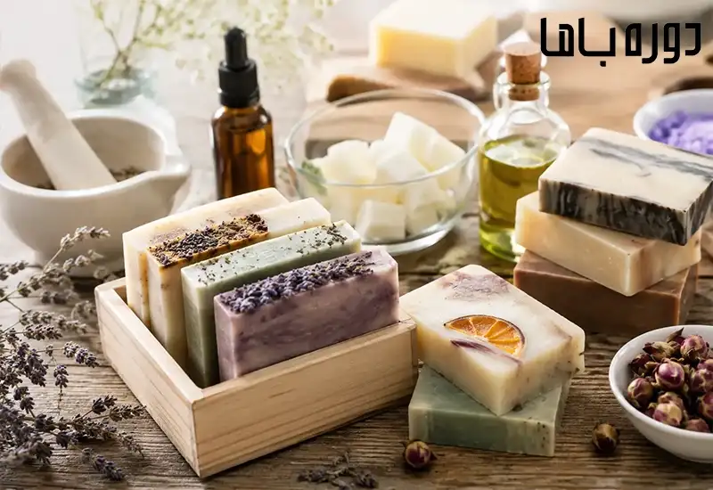 بسته بندی و برندینگ صابون های دست ساز