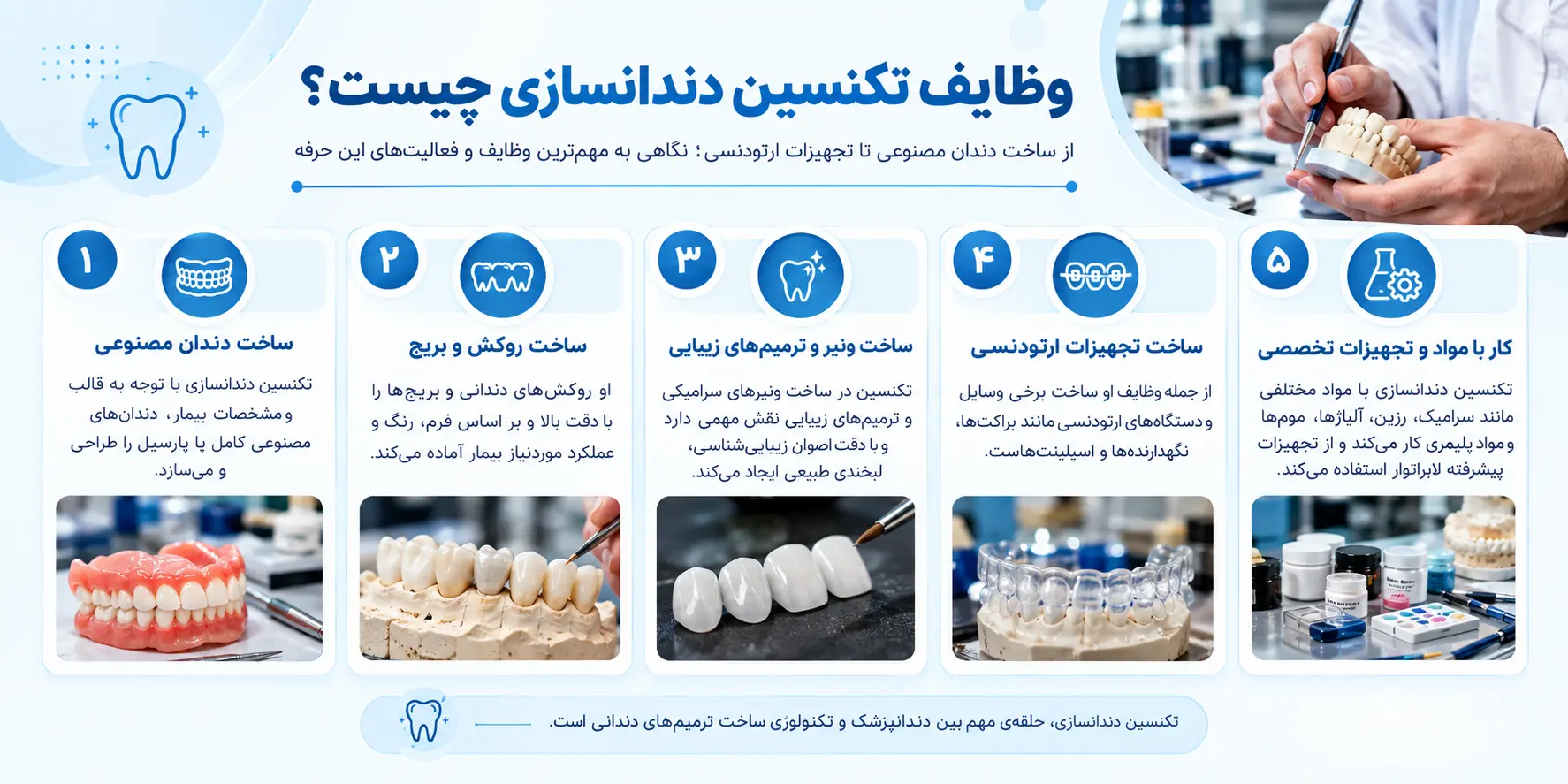 وظایف تکنسین دندانسازی چیست